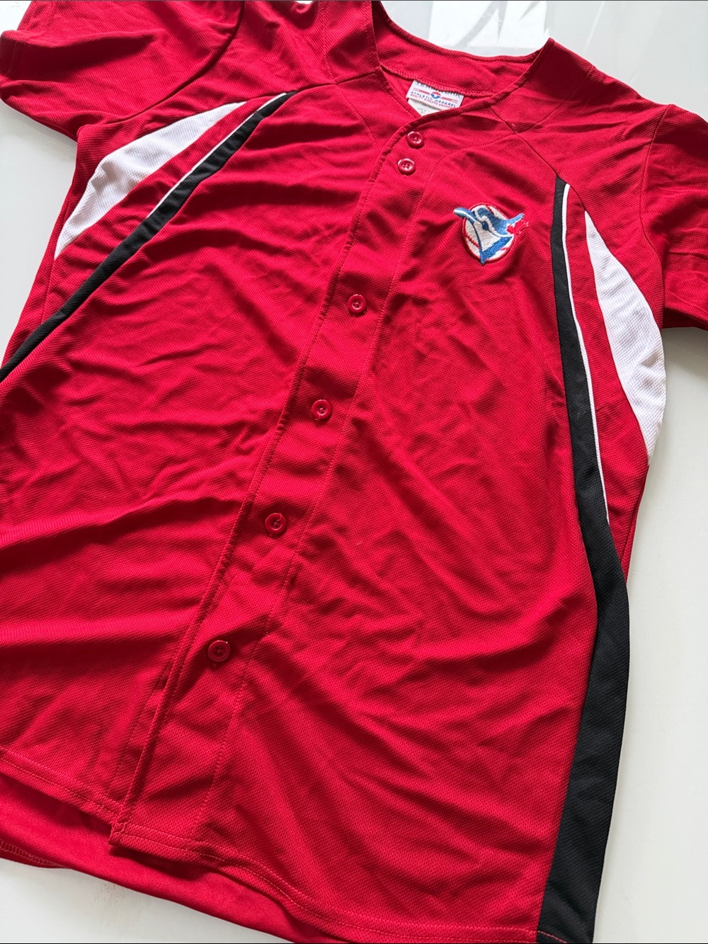 Blue Jay Baseball Jersey in Red - size XL